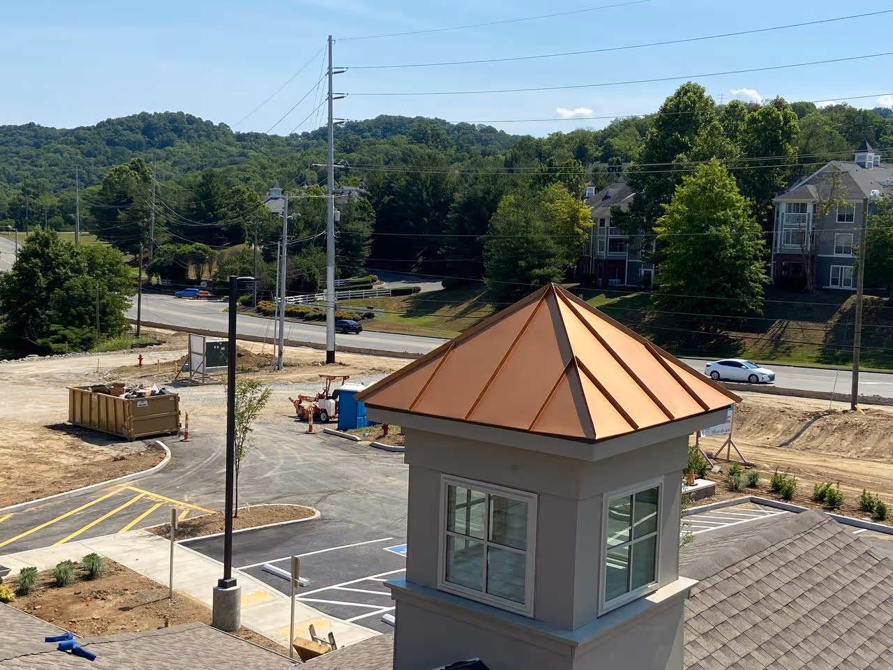 Copper Standing Seam Turret