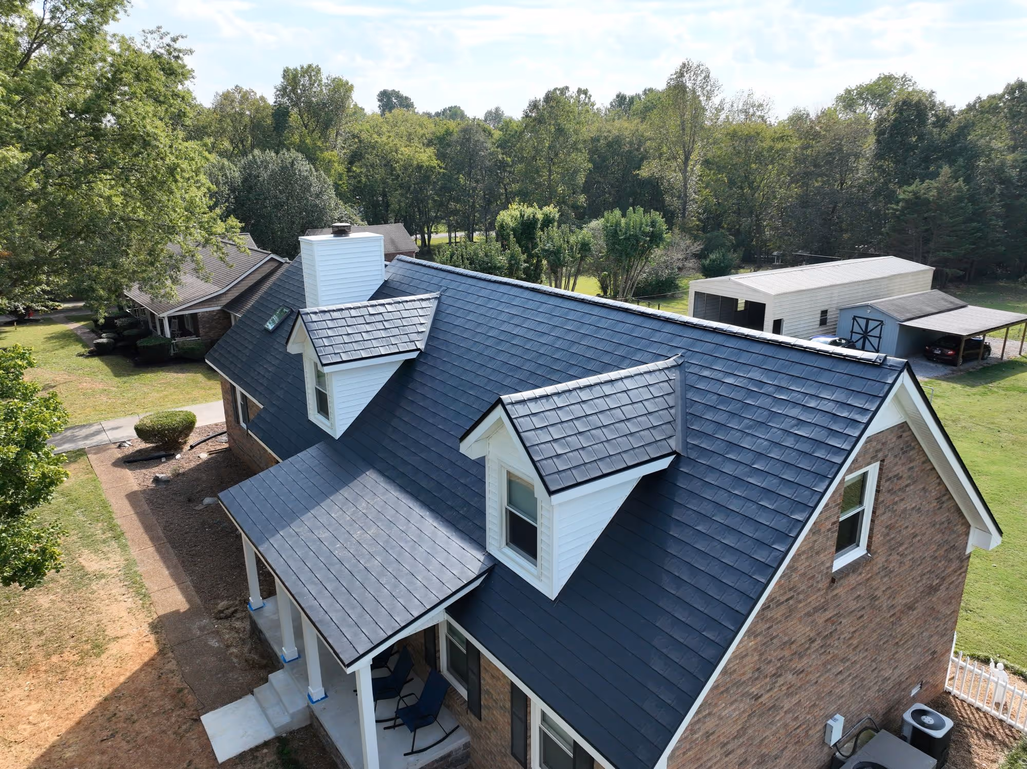 Permlock Black Metal Shingles