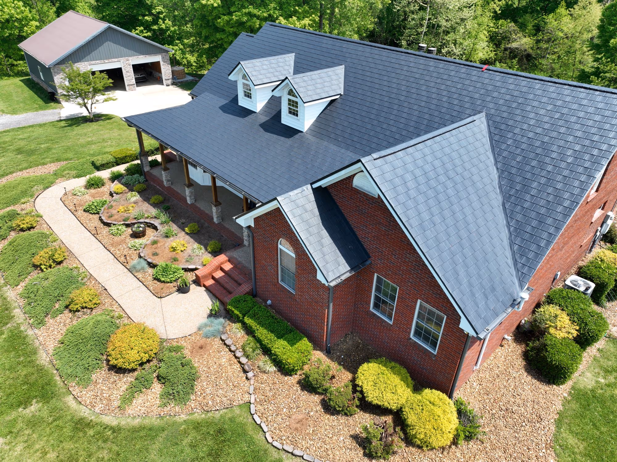 Permalock Black Metal Shingles