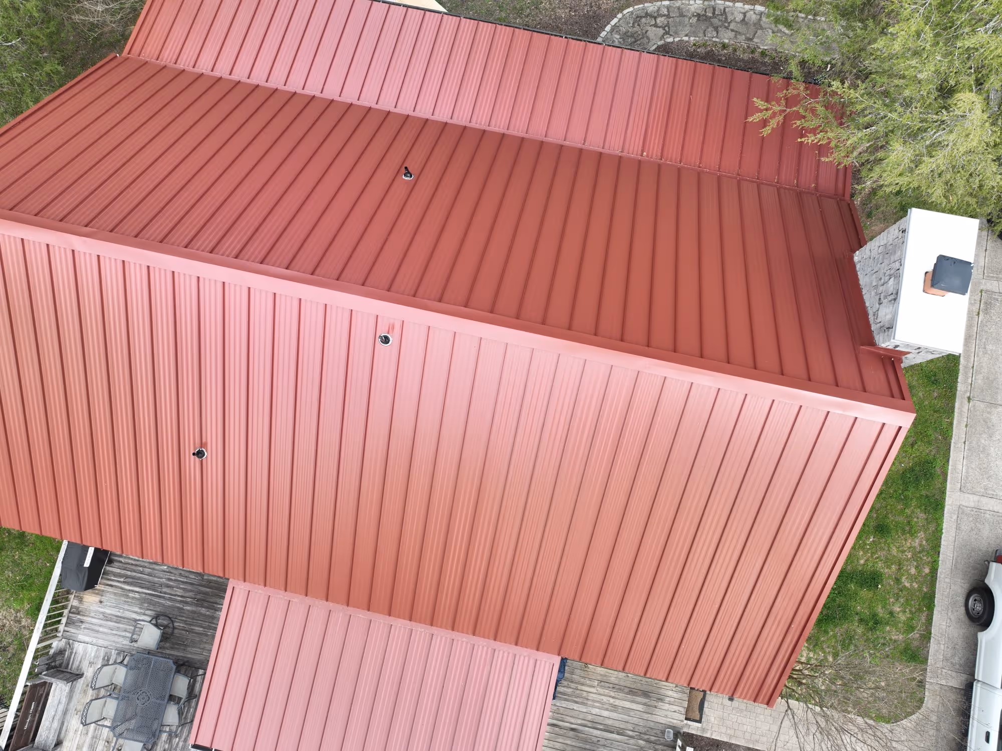 Red Standing Seam