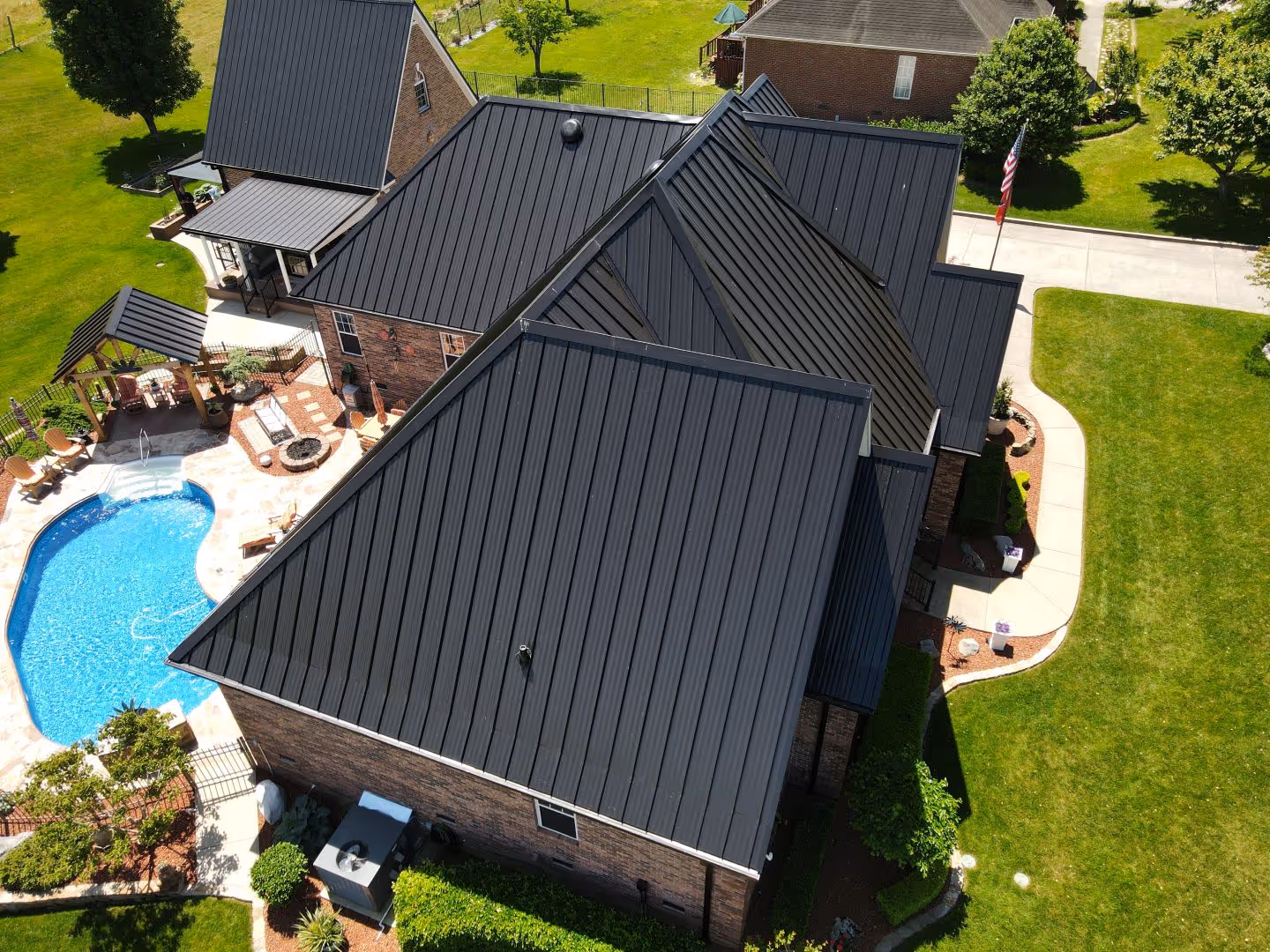Black Standing Seam on Crisp Sharp Home
