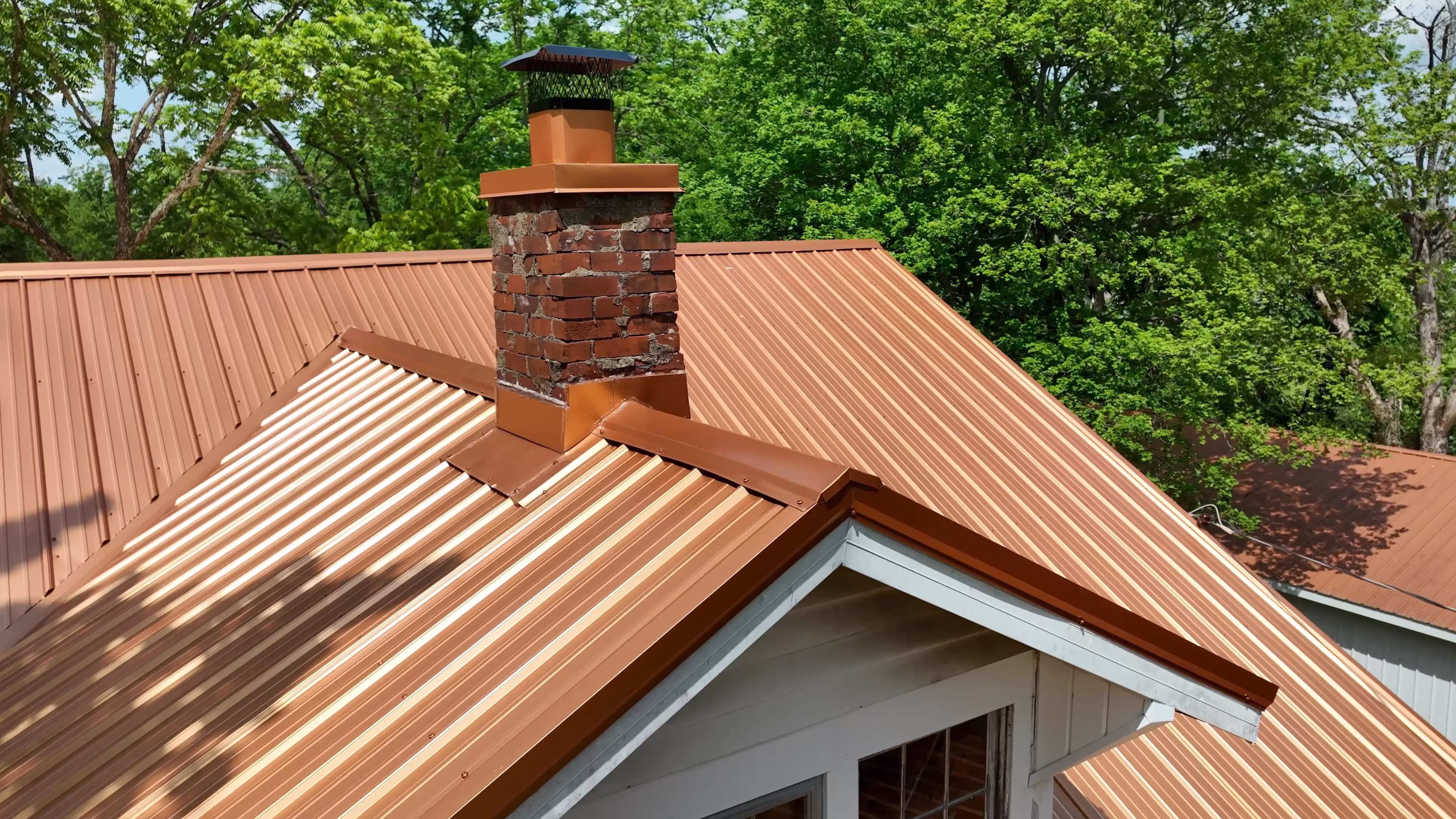 Bronze Classic Panel Metal Roof