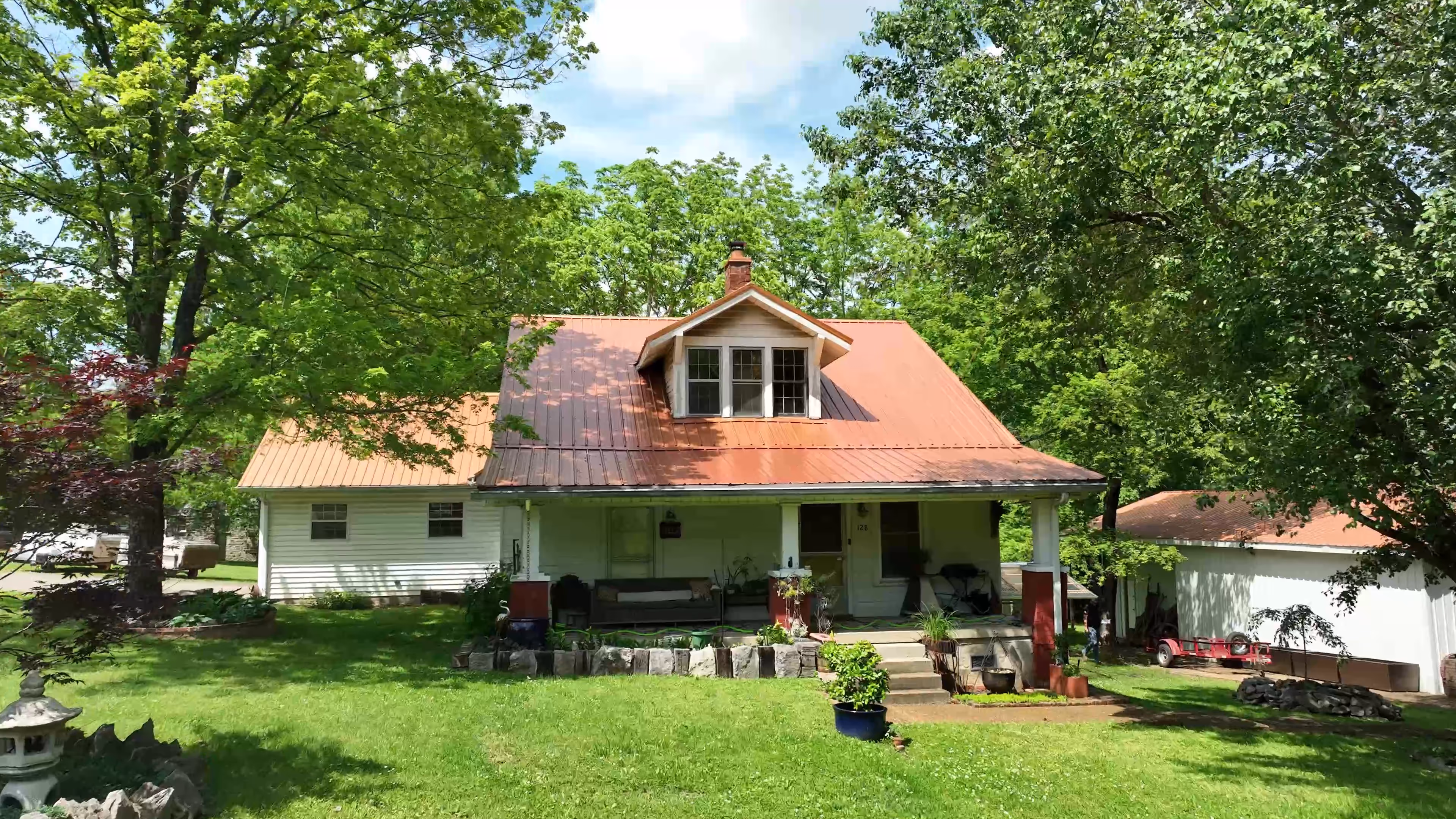 Bronze Classic Panel Metal Roof