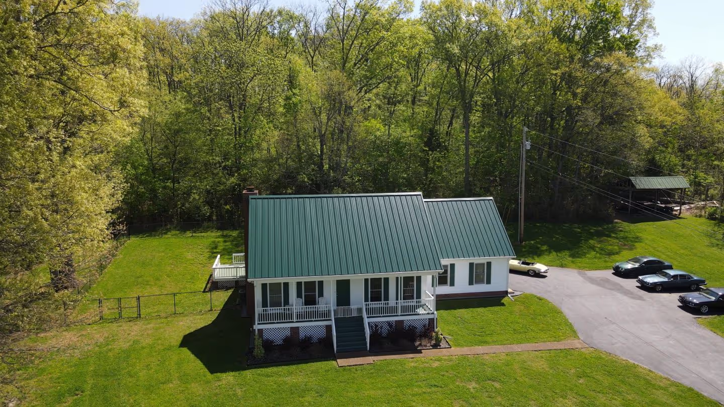 Classic Green Metal Roof