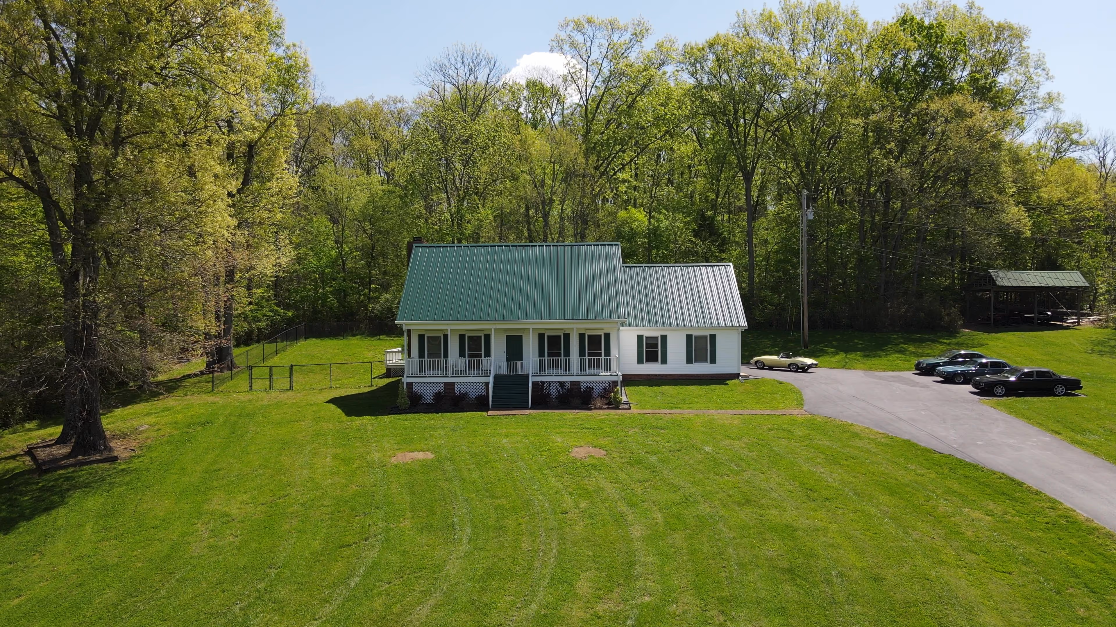 Classic Green Metal Roof