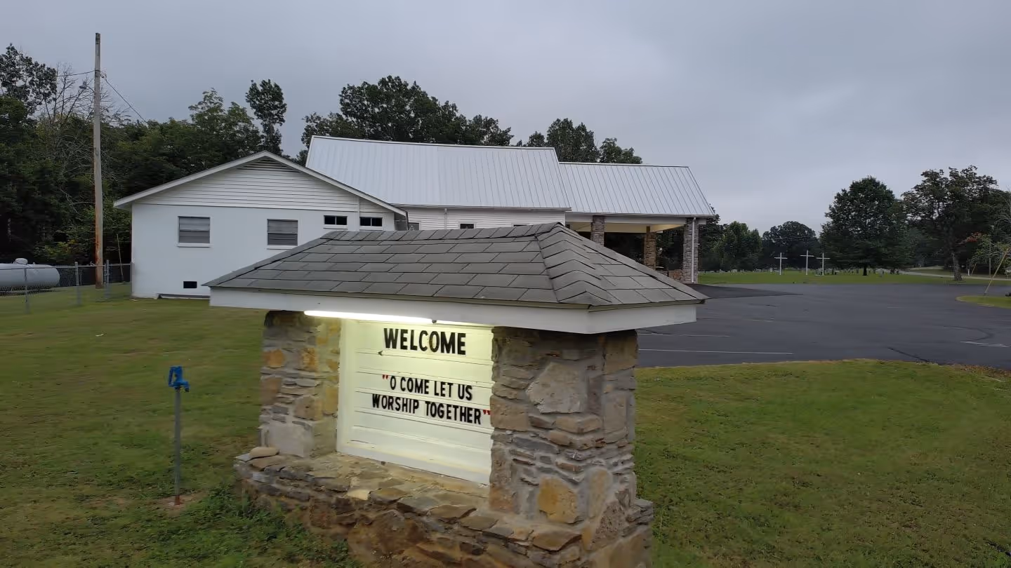 Silver Standing Seam Church