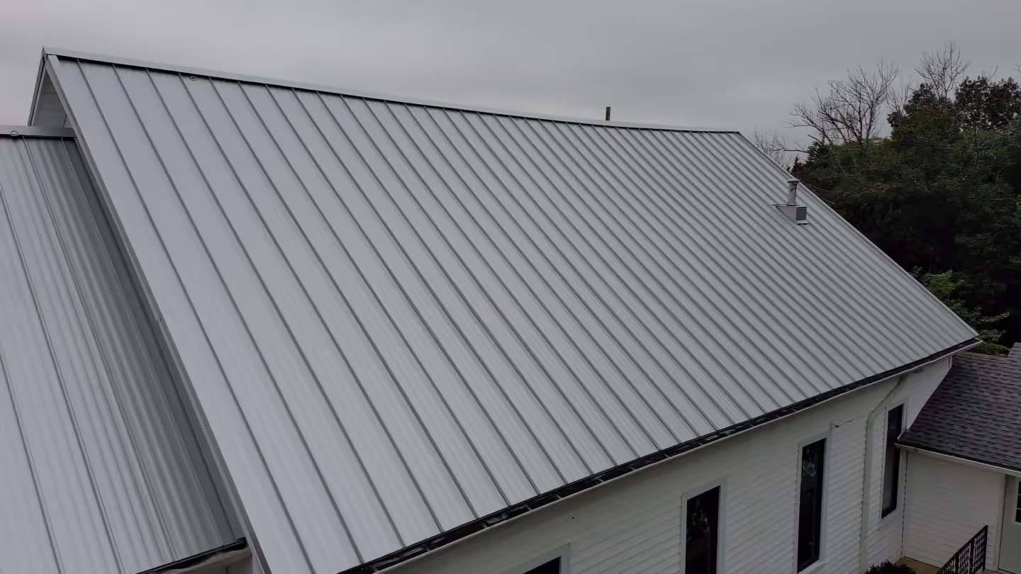 Silver Standing Seam Church