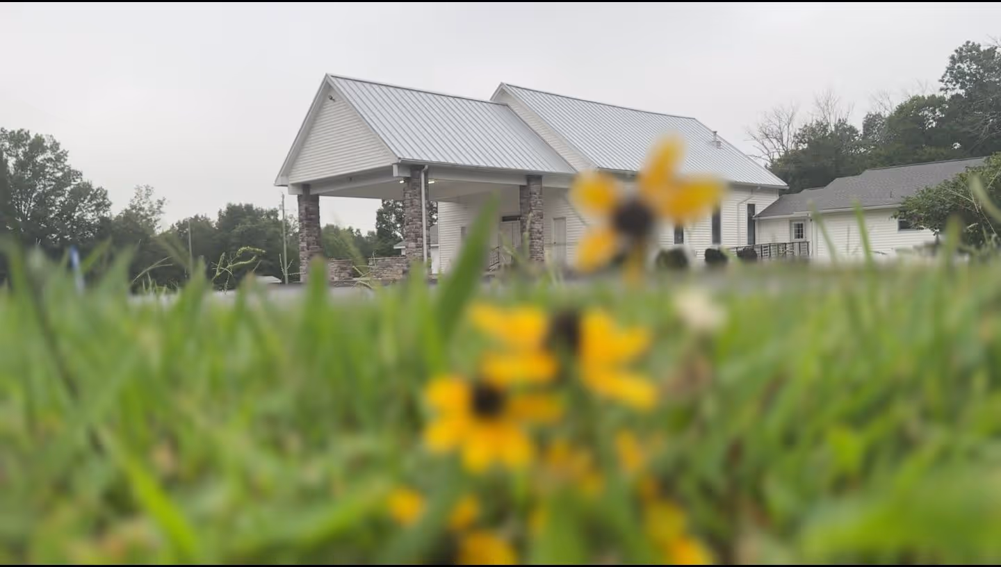 Silver Standing Seam Church