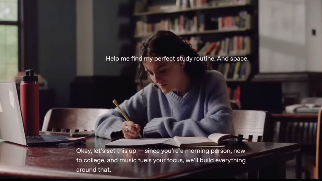 ChatGPT created a beautiful ad campaign