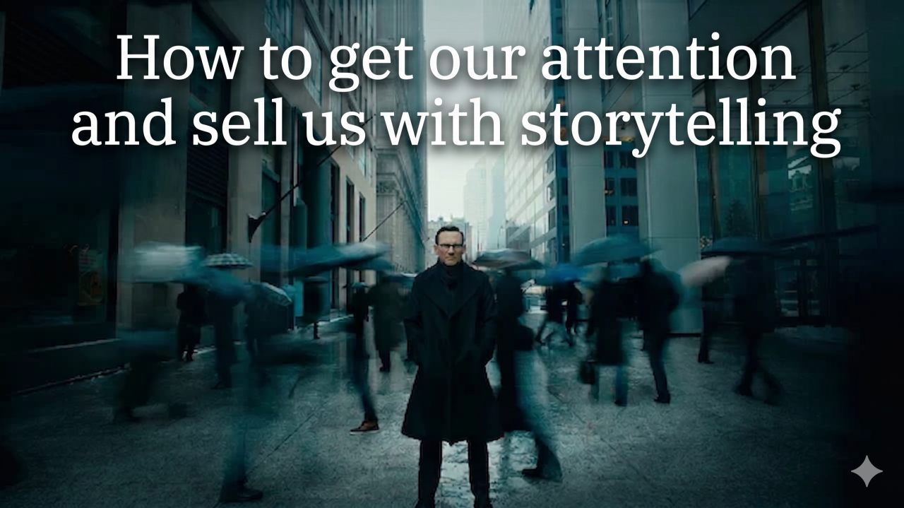 How to get our attention and sell us with storytelling