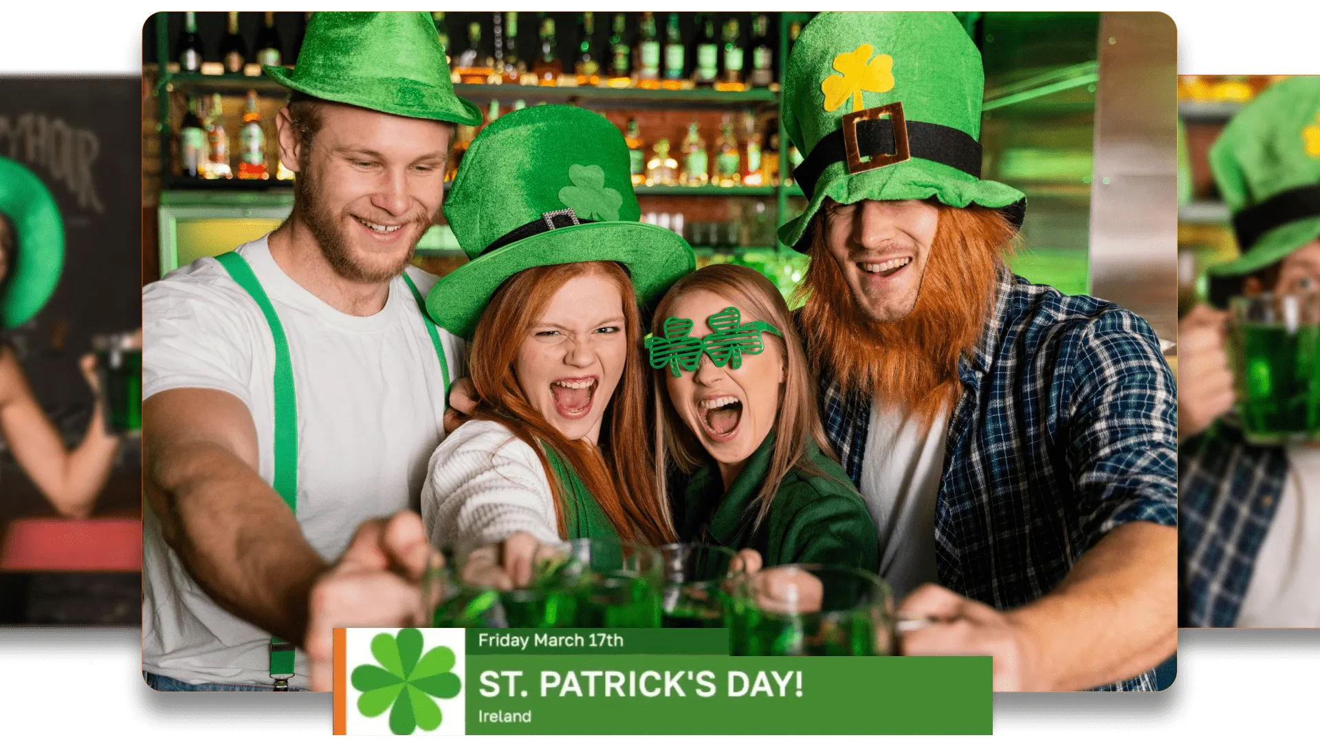 St. Paddy's day holiday overlay