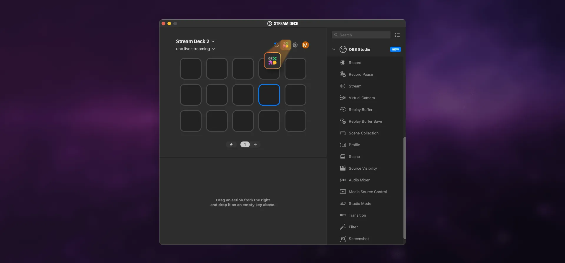 How to find the Stream Deck Marketplace icon