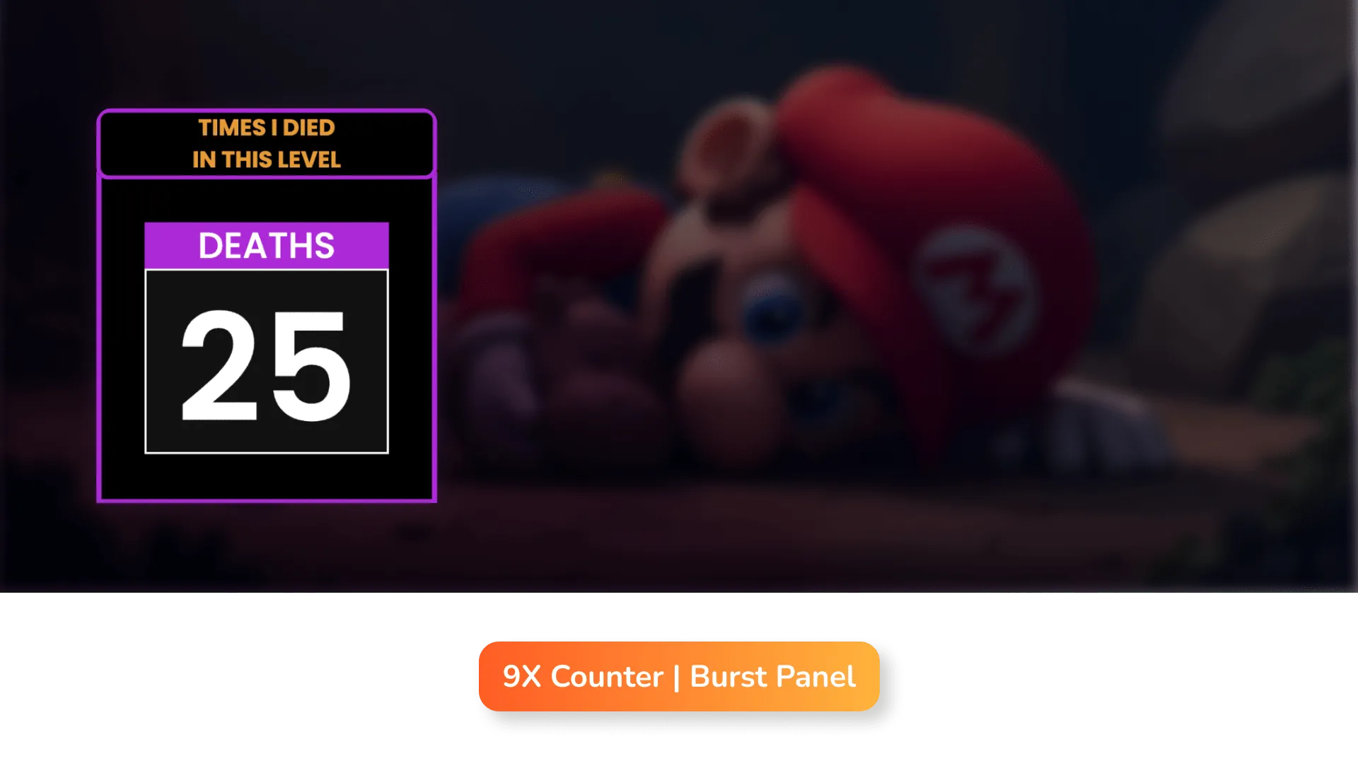 Counter overlay for gaming