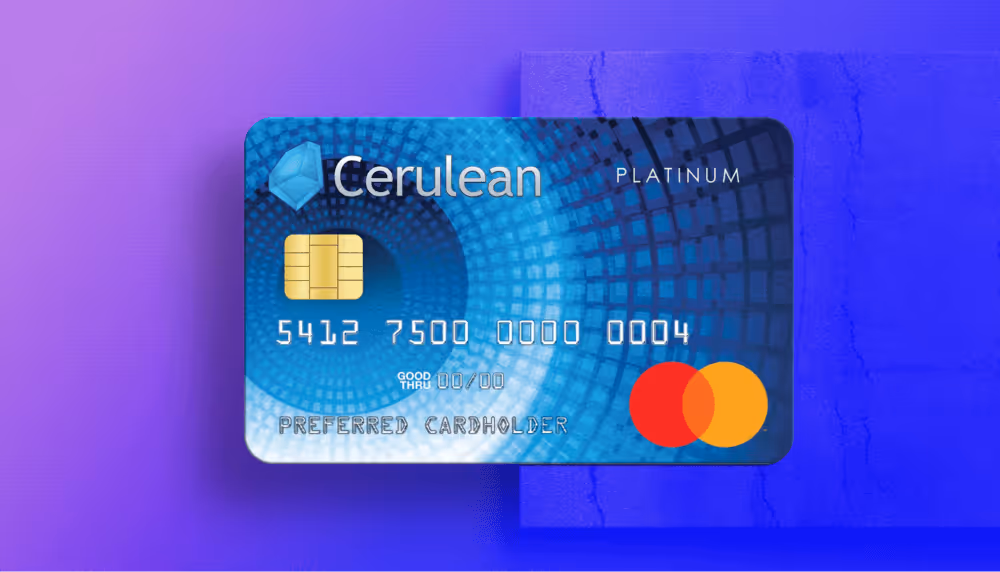 Illustration of Cerulean Mastercard