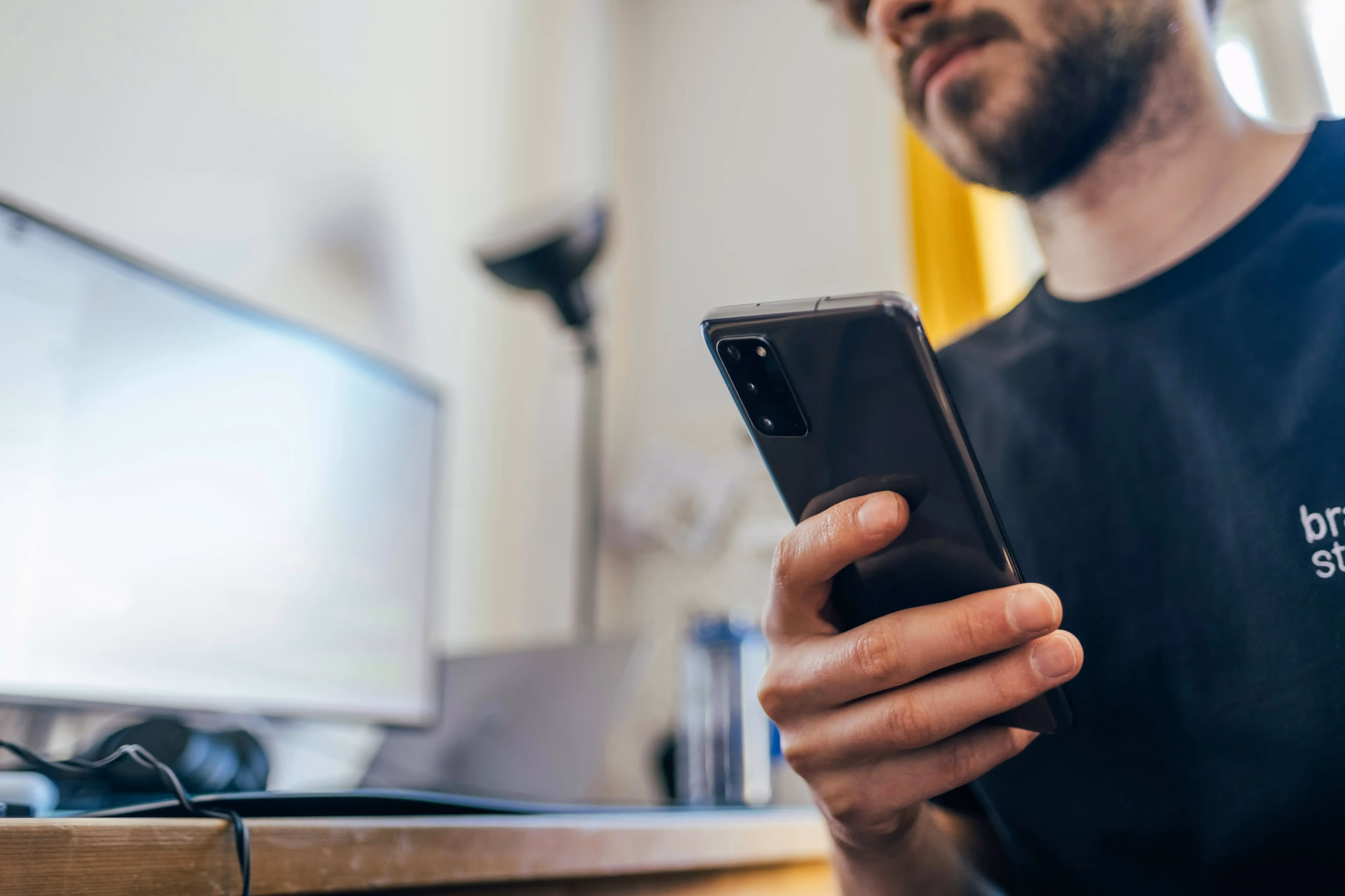 Person using their phone