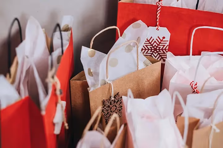 Picture of multiple various shopping bags