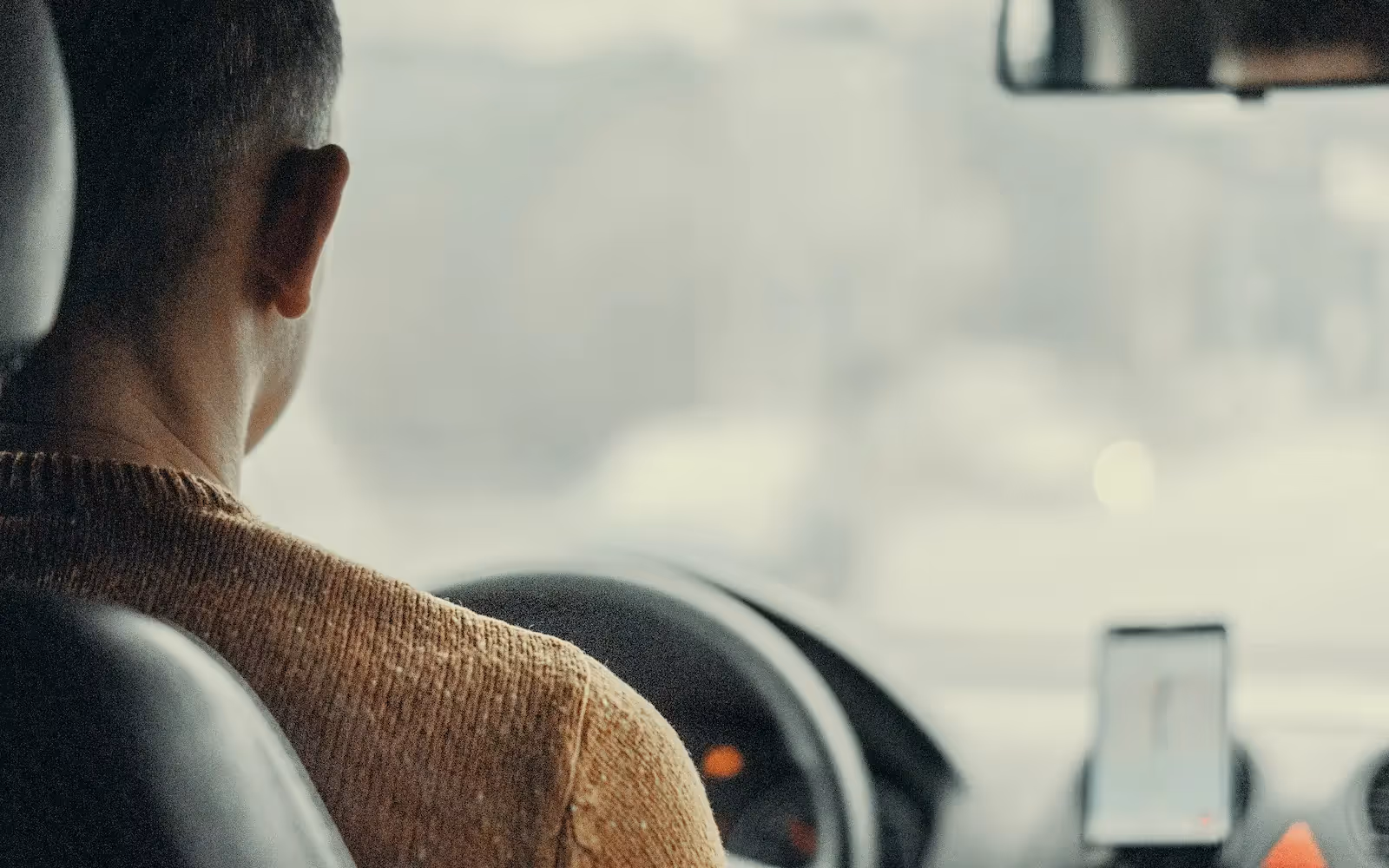 Person driving