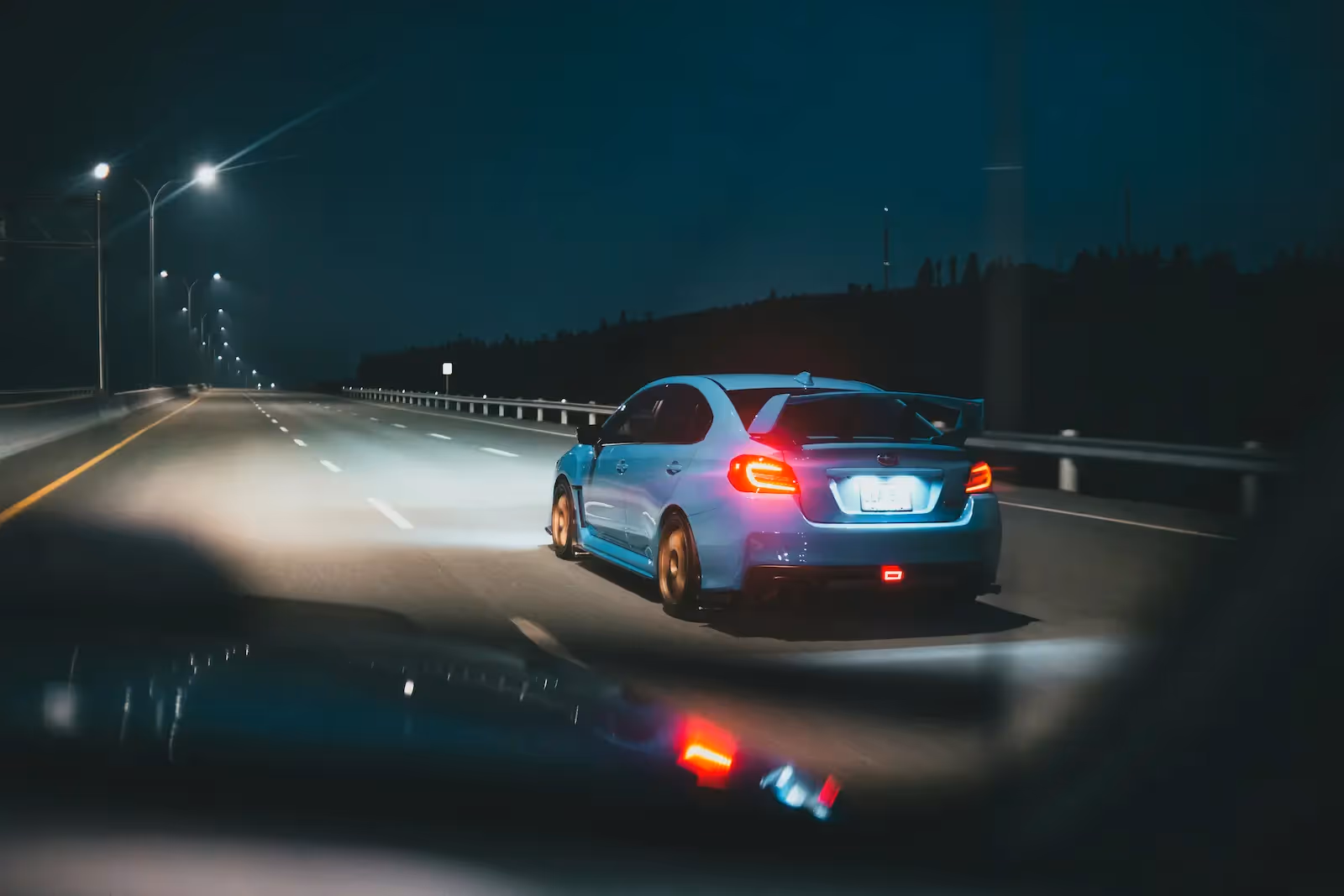 Car on a road
