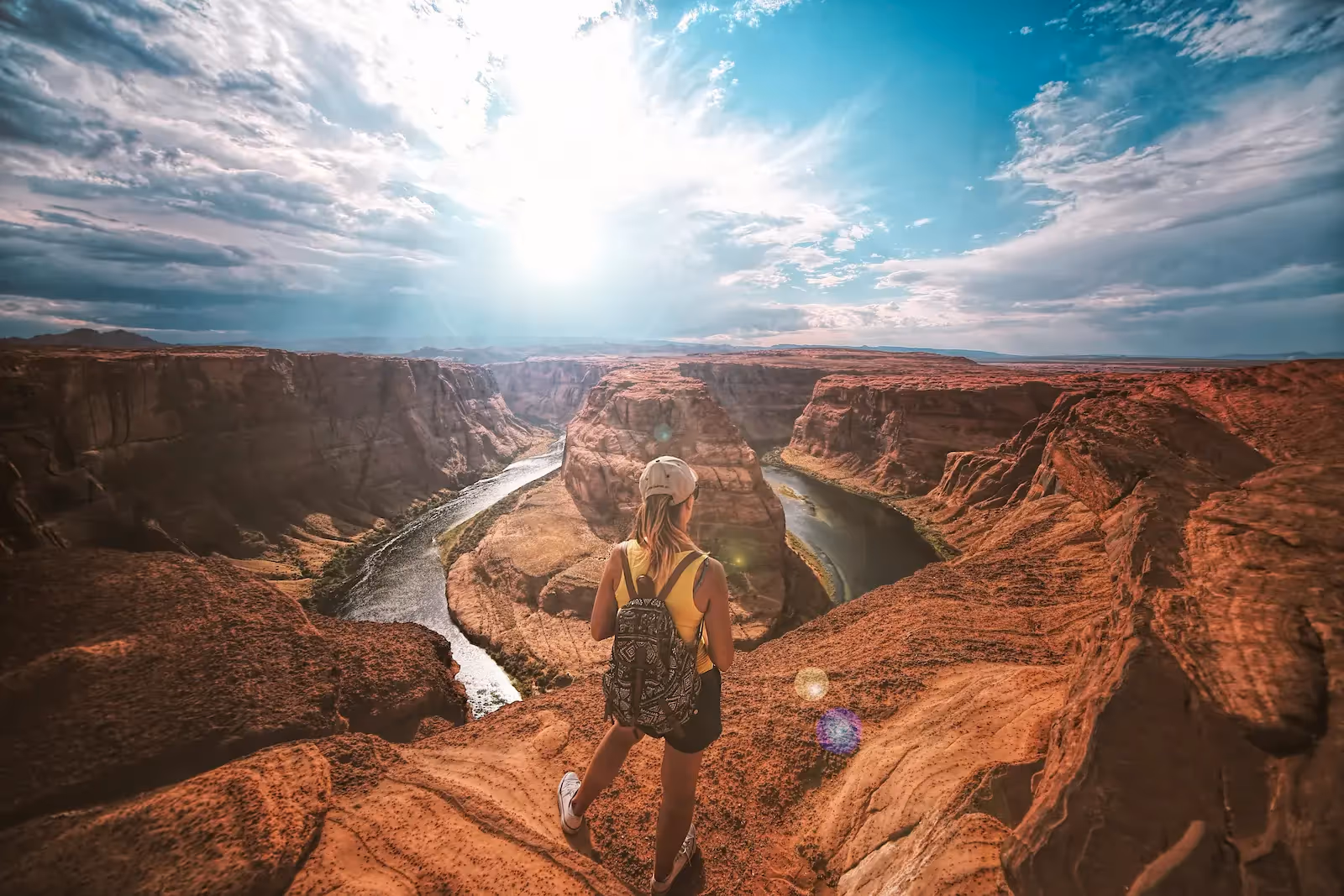 Person overlooking a view