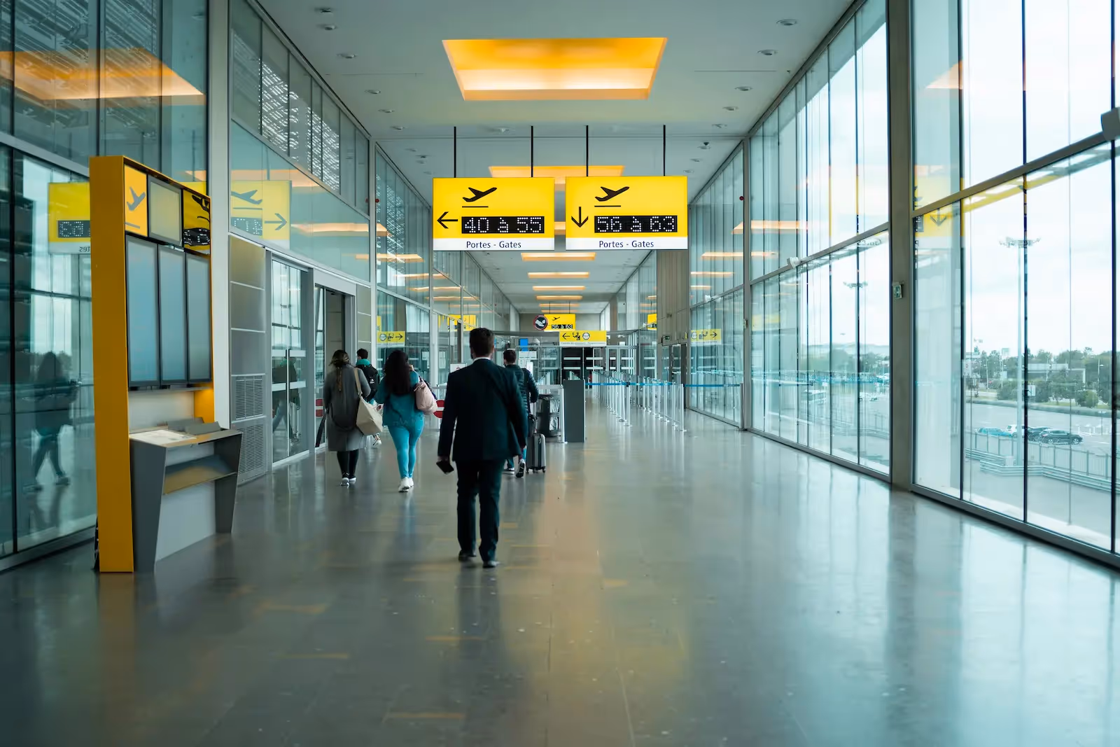 People at the airport