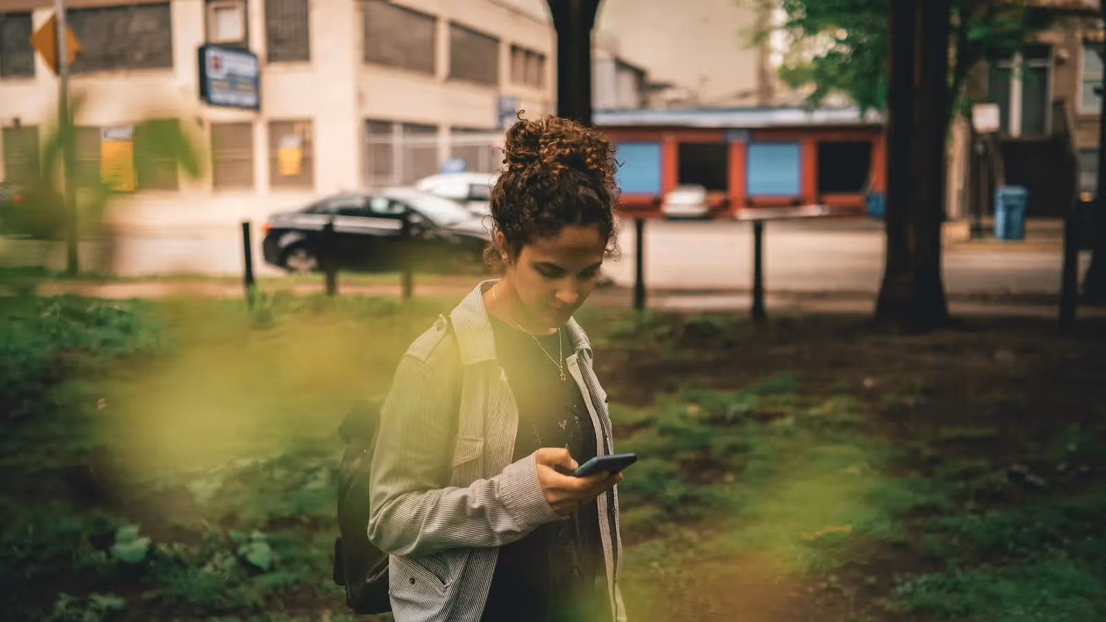 Person using their phone