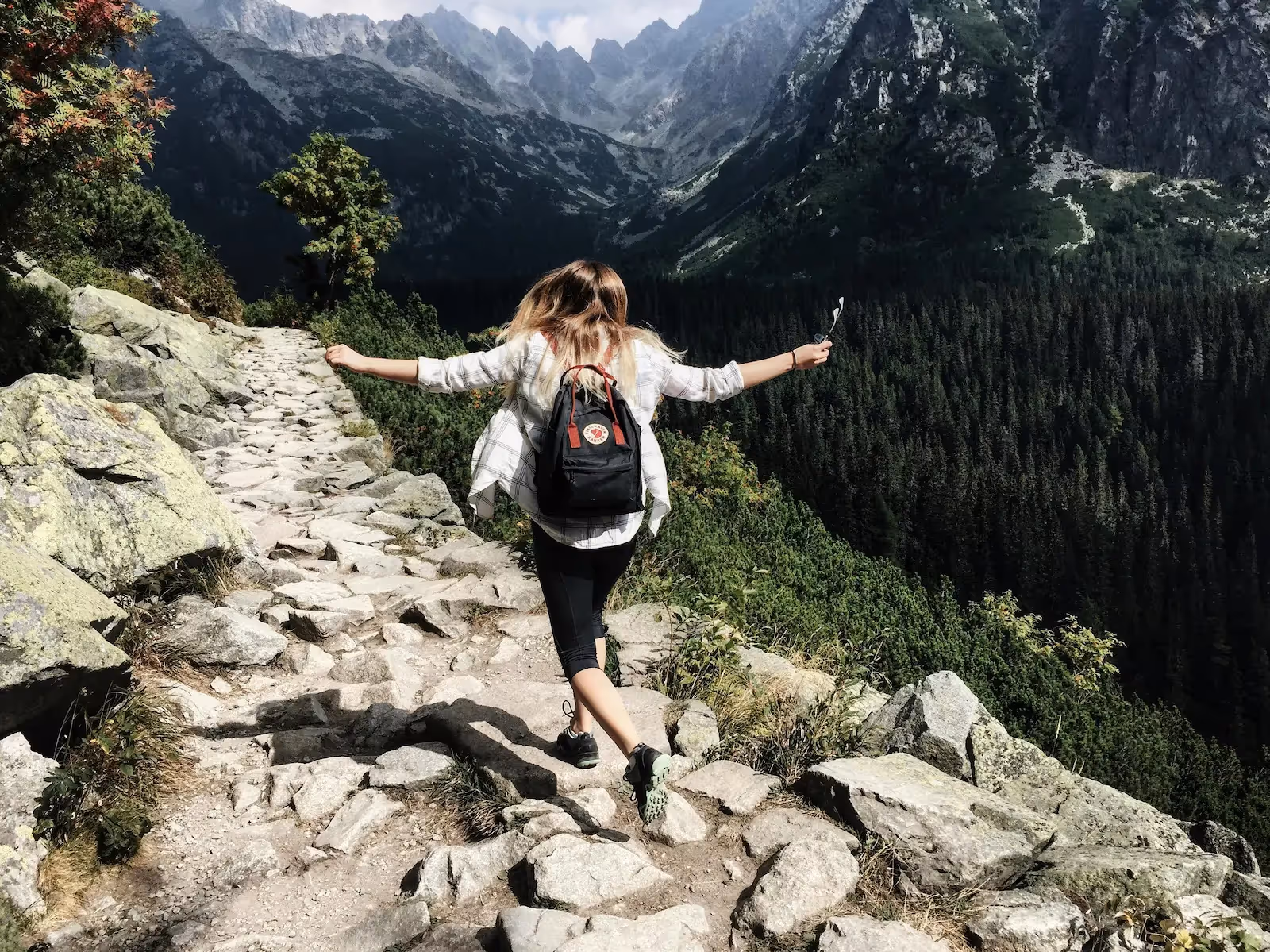 Person on a hike