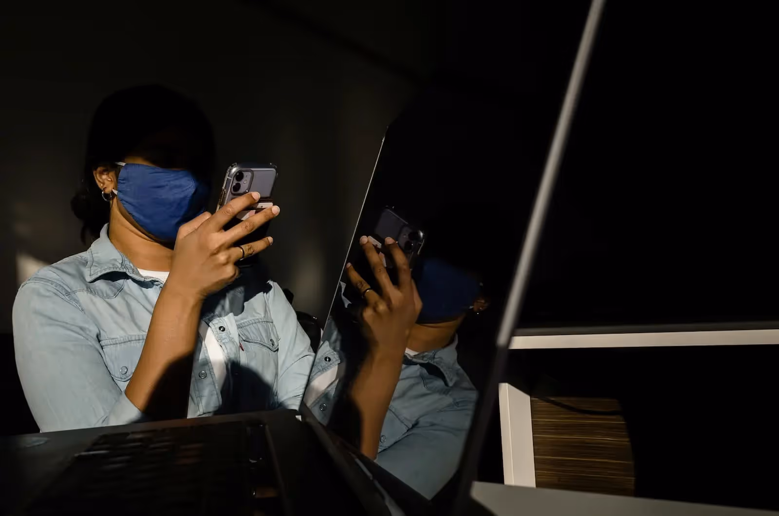 Person using a phone