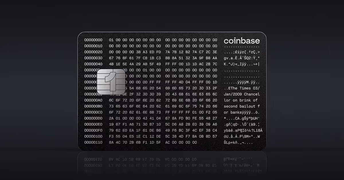 Coinbase One Card