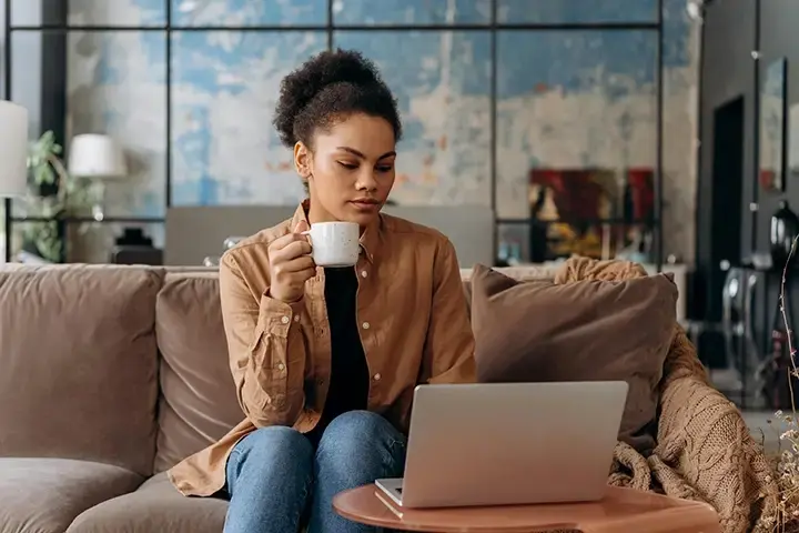 Woman on laptop