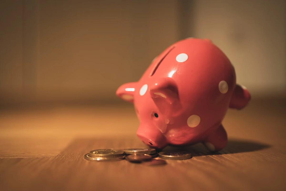 A representation of a bank.