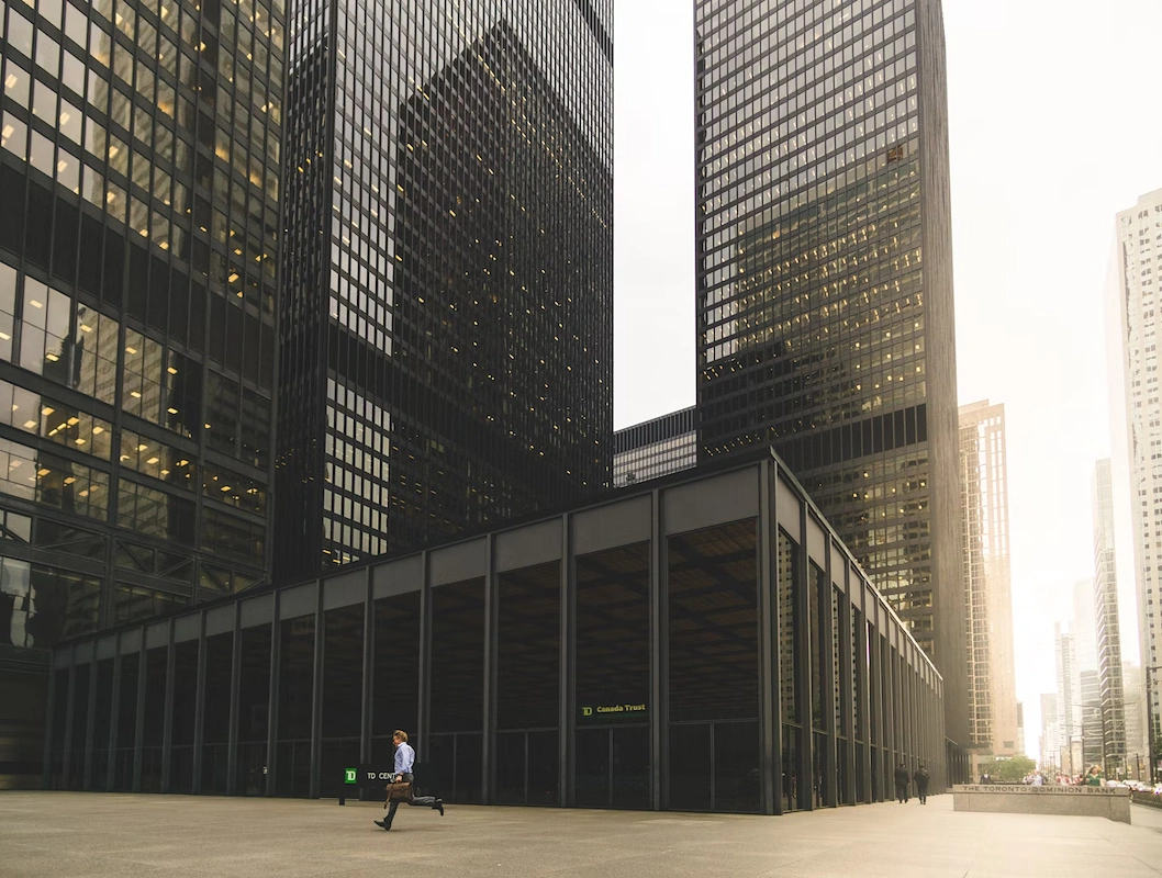A representation of a bank.