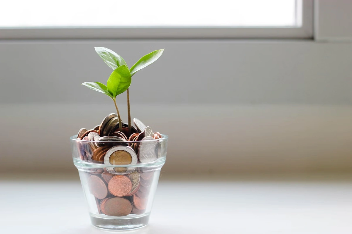 A representation of a bank.