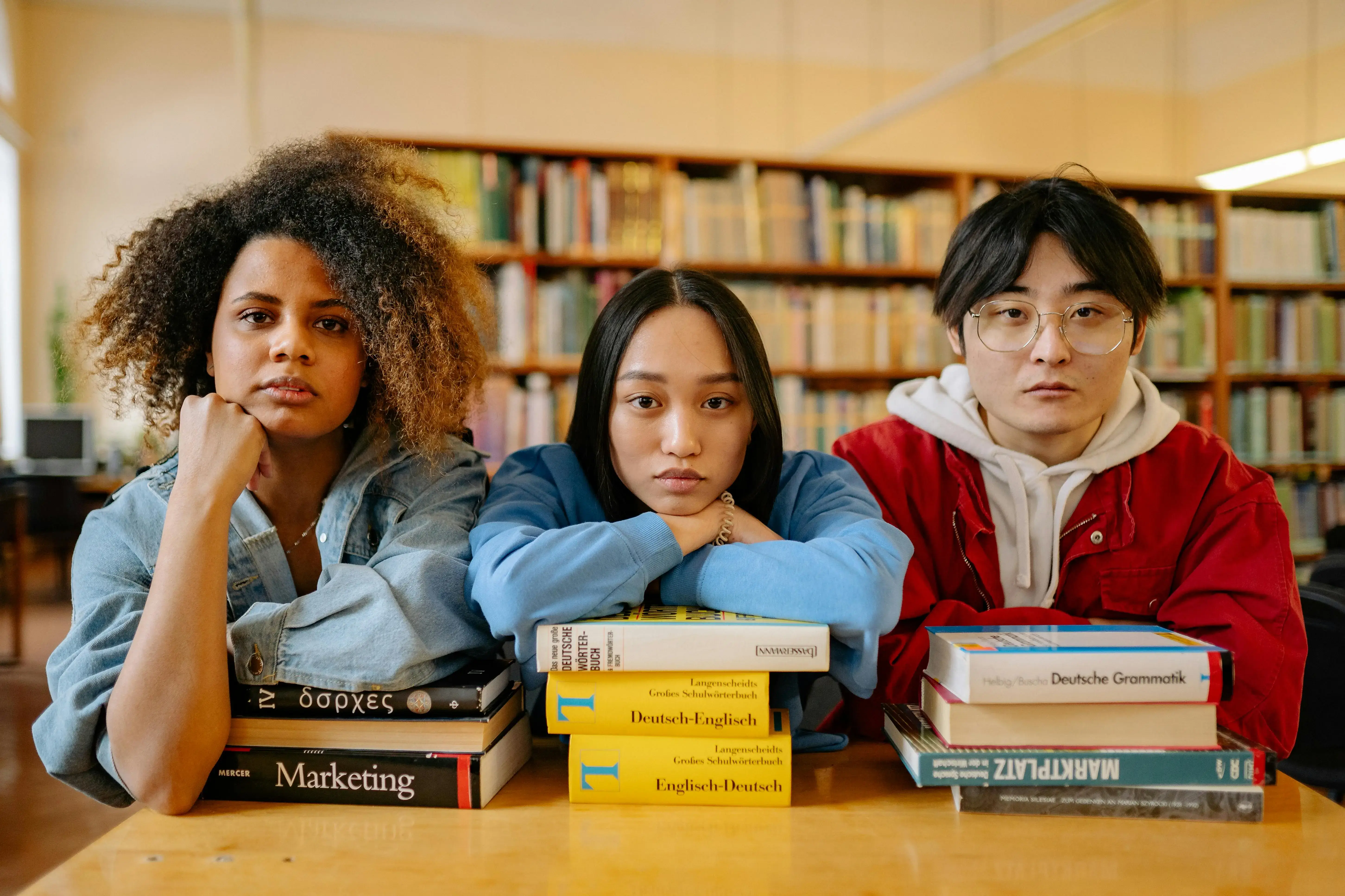 Three students