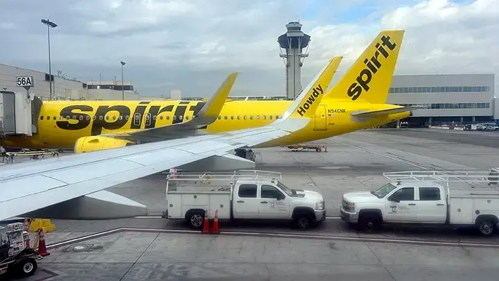 An airplane