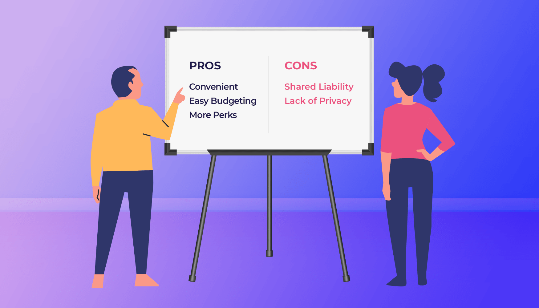 The pros and cons of joint credit cards