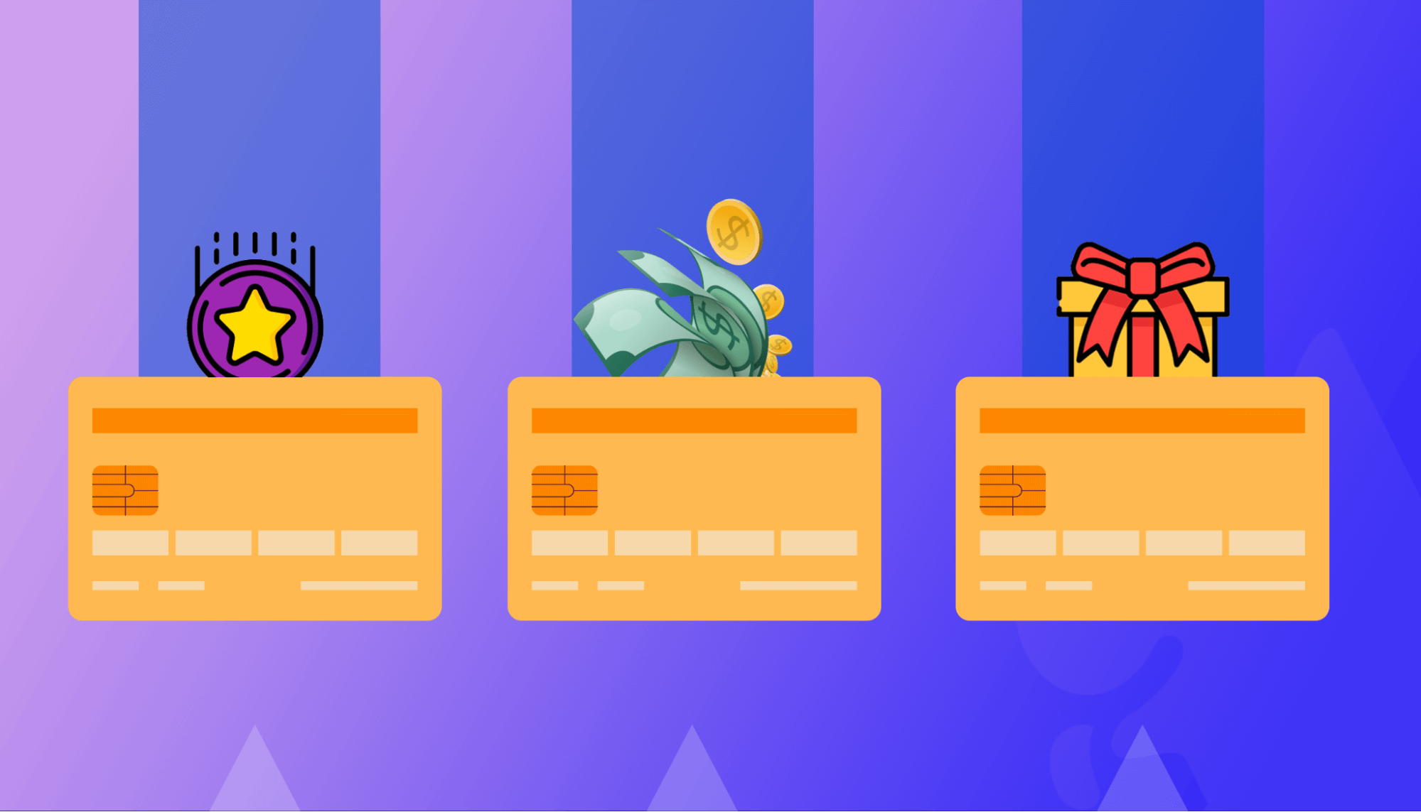 The categories of credit cards