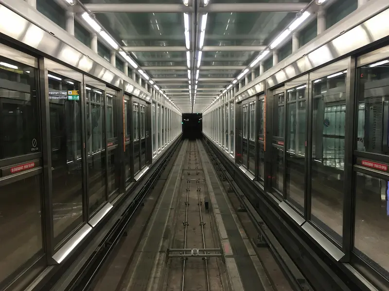 DFW airport Skylink train connecting all five terminals for lounge hopping strategy in 2026