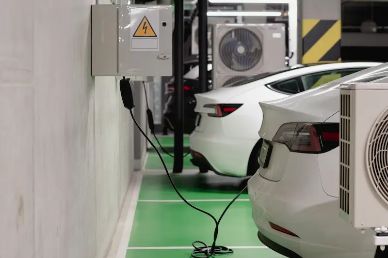 Gas pump and EV charging station side by side, representing the elevated cash back categories on the AAA Travel Advantage Visa Card in 2026.