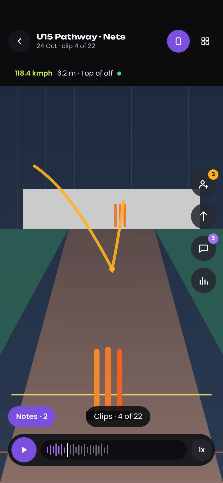 Ludimos clip player with speed, line and length
