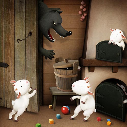 O siedmich kozliatkach