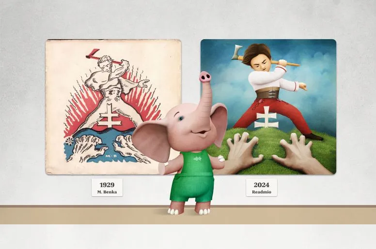 Báseň Mor ho! so zvukmi?