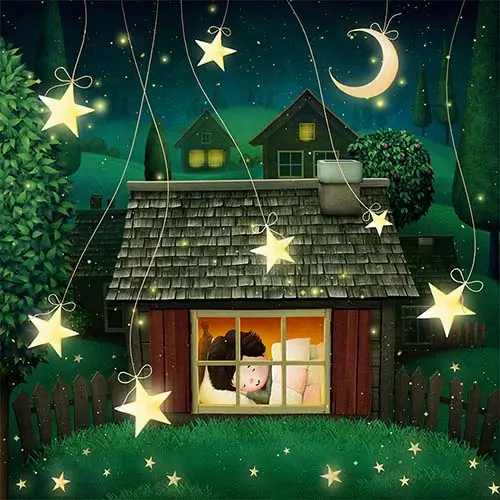 Story illustration from Readmio: Bedtime at the Cottage