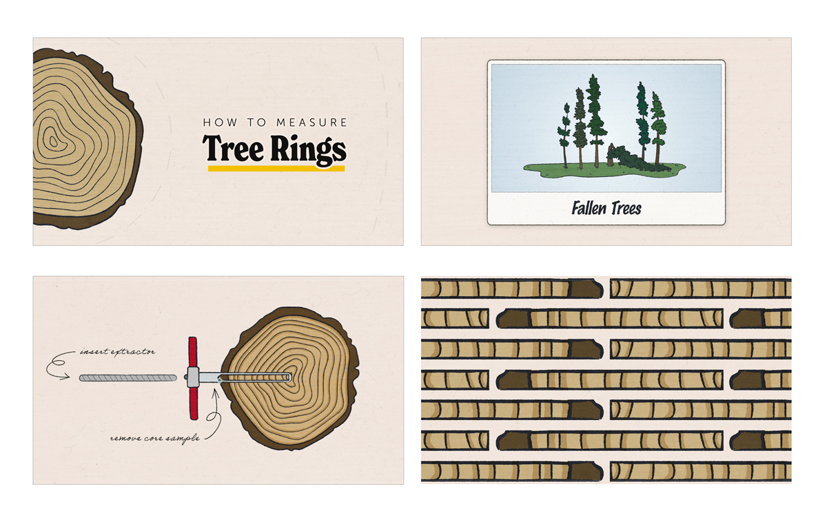 Storyboard style frame examples