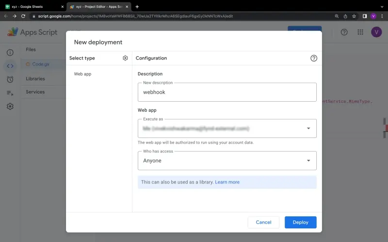 Configuration Setup