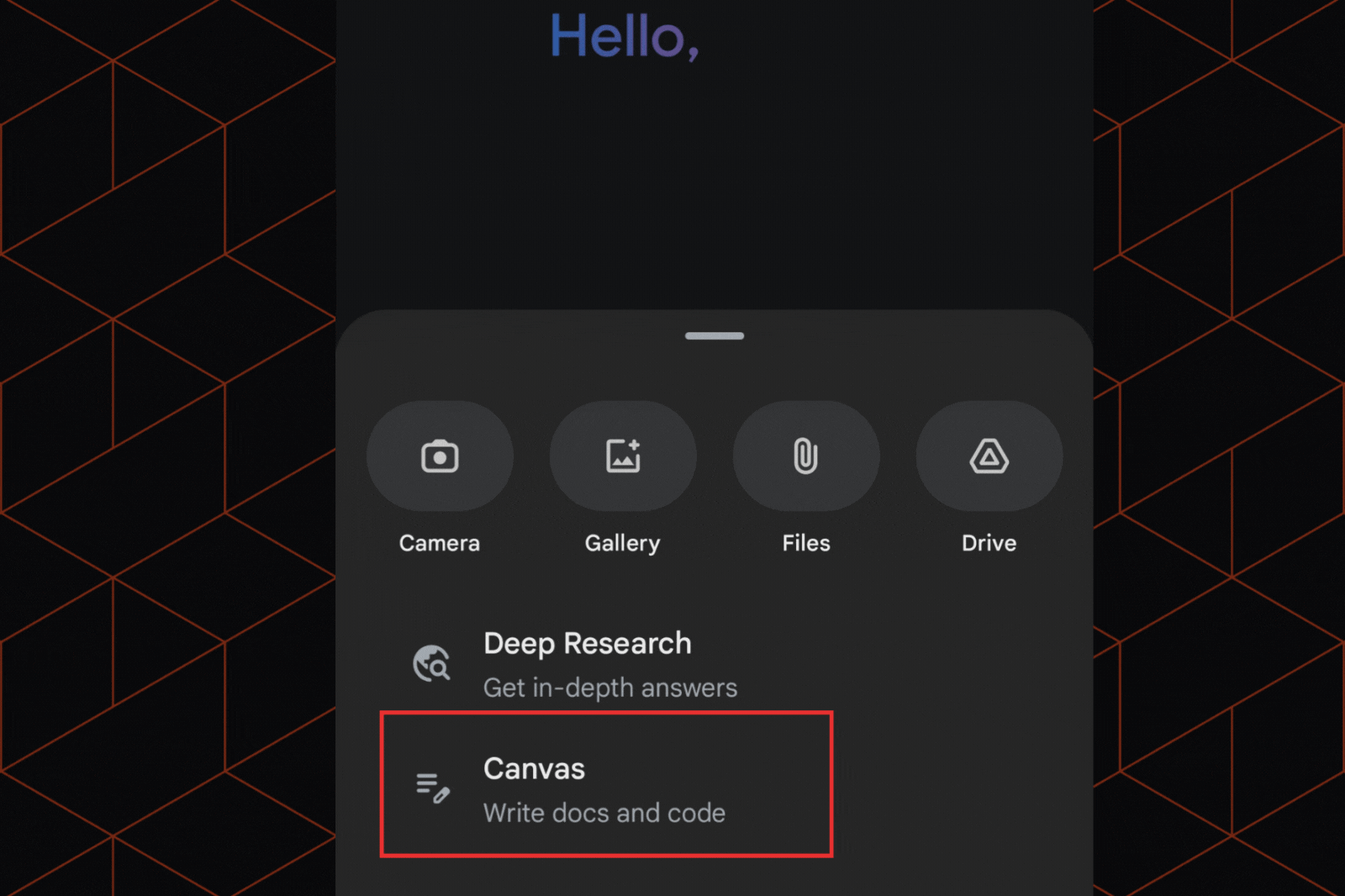 Start a Canvas by tapping on (+) if you wish to brainstorm ideas. As compared to the desktop version, this feature can make you feel a little restricted on mobile devices