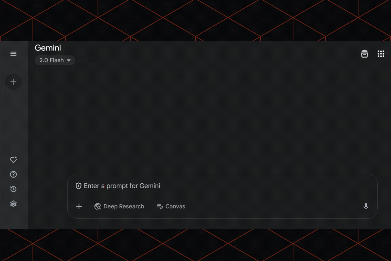 Type your prompt in the message box