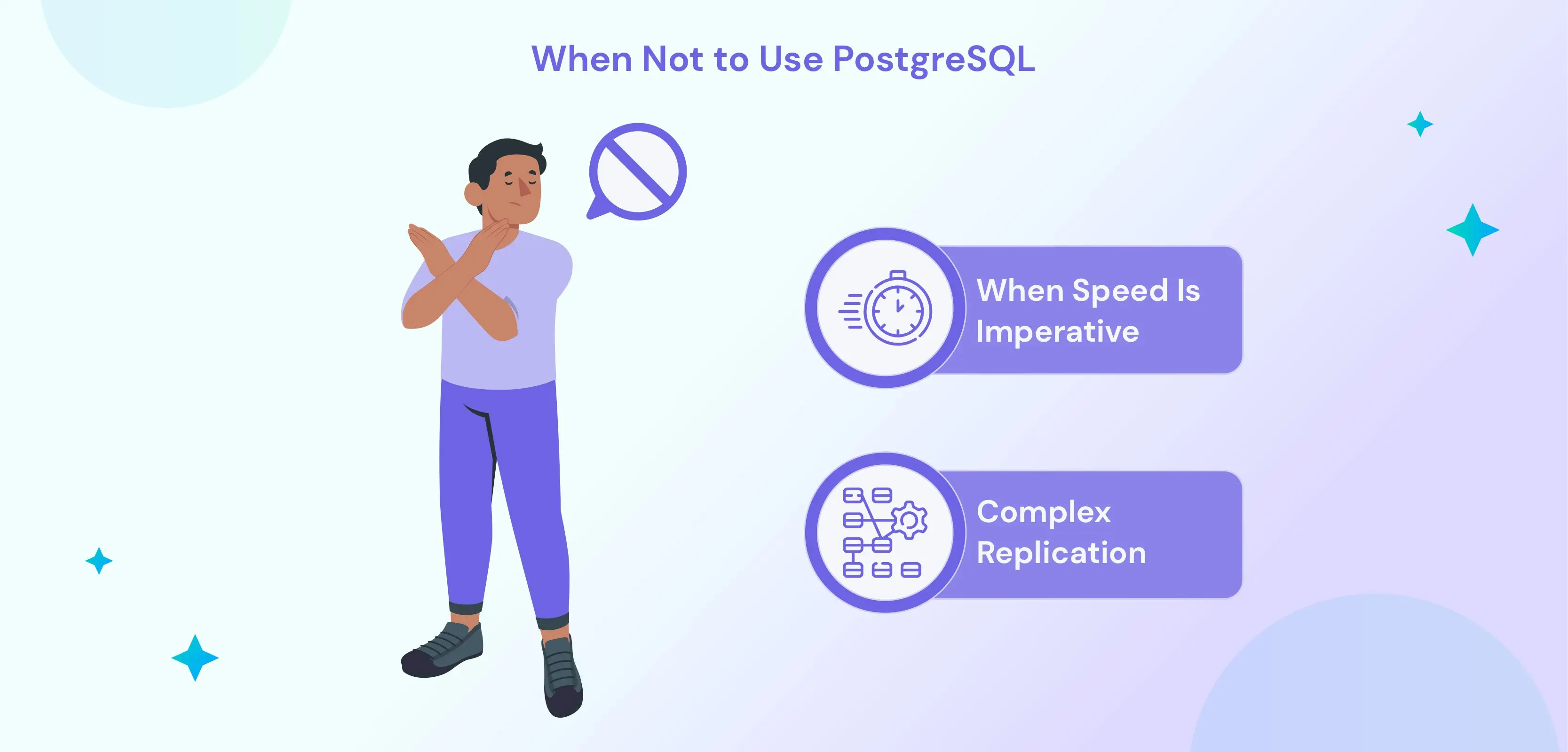 When to not use PostgreSQL