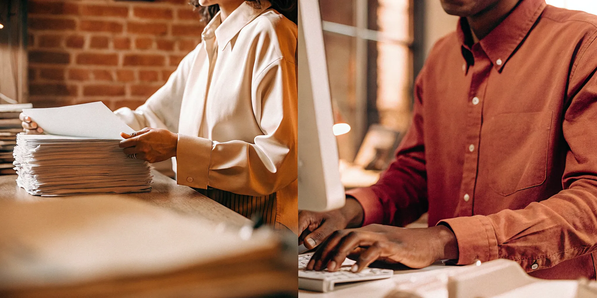 Side-by-side comparison of manual billing workflow with delays versus automated billing with signed agreement payments