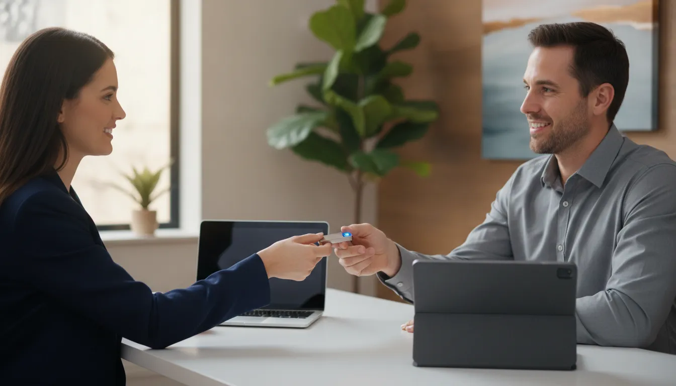 Secure document sharing for bookkeeping clients in a client portal