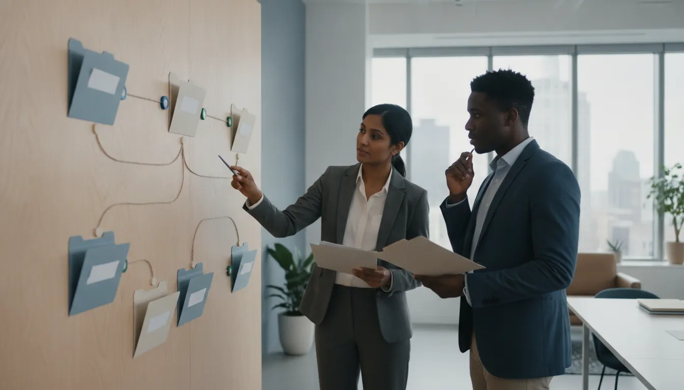 Accounting firm reviewing secure client portal permissions